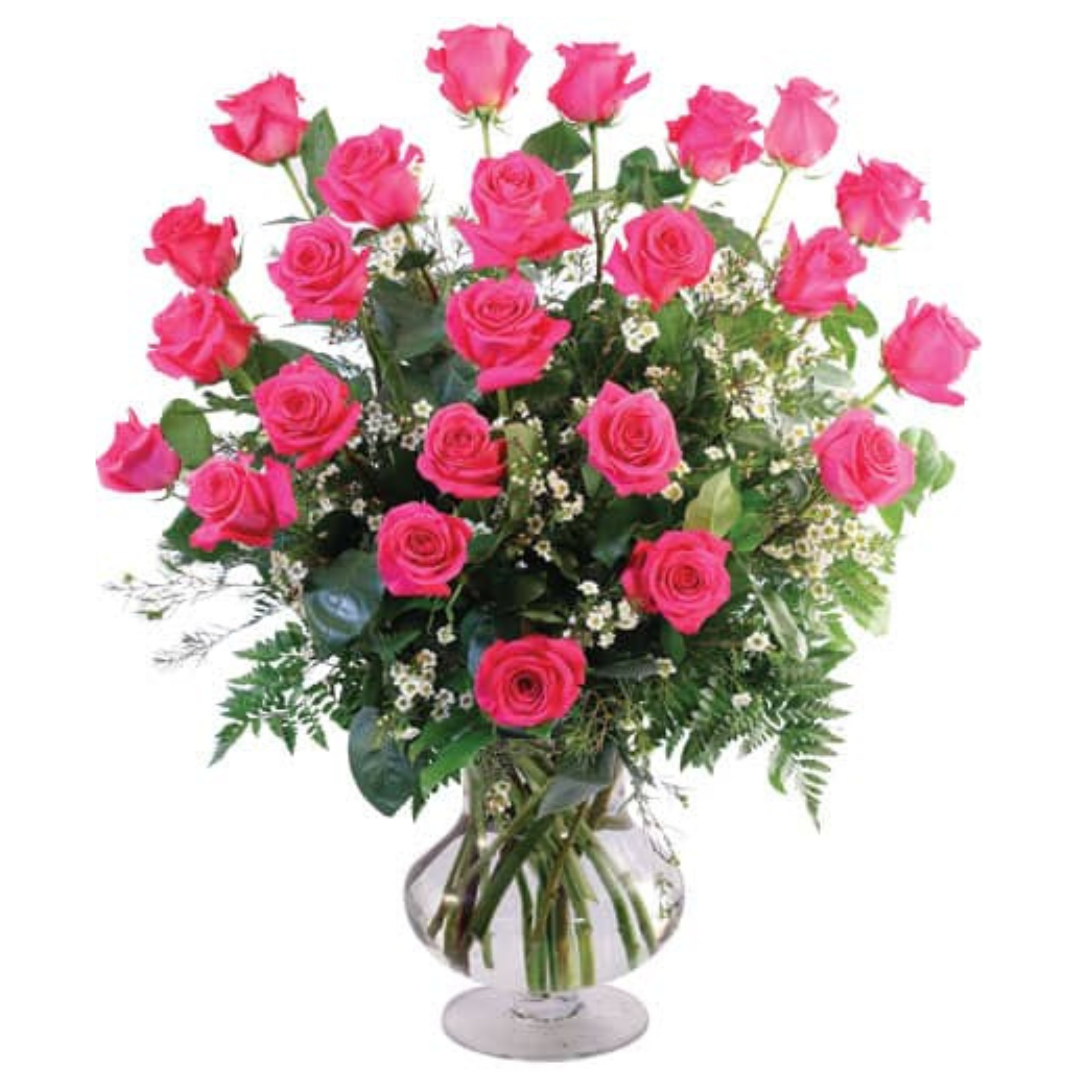 Two Dozen Pink Roses | Cross Creek Florist